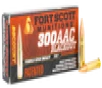 Fort Scott .300 Blackout 115gr TUI Solid Copper Spun Ammunition 20rds