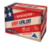 Winchester USA Valor .45 ACP 230gr FMJ Ammunition 100-Rounds