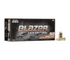 Blazer Brass 9mm Luger Handgun Ammo - Blazer 9mm Luger 115gr Full Metal Jacket 50/Box