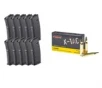 X-Tac 5.56 Nato 62gr Penetrator Fmj 1000rd Case With 10x Pmags - 1000rd X-Tac 5.56 Nato 62gr Fmj With 10x 30-Round Pmags