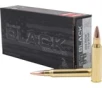 Black(R) 223 Remington Match(R) Boat Tail Hollow Point Rifle Ammo - Black 223 Remington 75gr Match Boat Tail Hollow Point 20/Box
