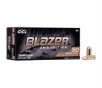 Blazer Brass 9mm Luger Handgun Ammo - Blazer 9mm Luger 124gr Full Metal Jacket 50/Box