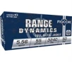 Range Dynamic 5.56x45 Nato M193 Rifle Ammo - Range Dynamics 5.56x45 M193 55gr Fmjbt 50/Box