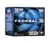 Federal Top Gun Sporting Clay Target Shotshells - 28 Gauge - #7.5 - 2.75″ - 25 Rounds