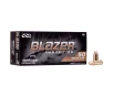 CCI Blazer Brass 9mm Luger 124 Grain Handgun Ammo