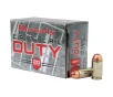 Hornady Critical DUTY Tactical .40 Smith &amp;Wesson 175 Grain Handgun Ammo