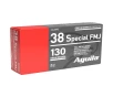 Aguila .38 Special 130 Grain FMJ Handgun Ammo