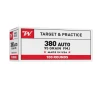 Winchester .380 ACP 95 Grain FMJ Centerfire Handgun Ammo - 100 Rounds