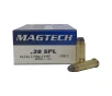 Magtech Sport Shooting .38 Special 158 Grain Semi-Jacketed Soft Point Handgun Ammo
