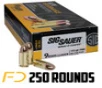 Sig Sauer Elite Performance Ball 9MM, 115gr, FMJ - 250 Rounds