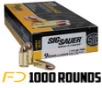 Sig Sauer Elite Performance Ball 9MM, 115gr, FMJ - 1000 Rounds (Case)