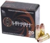 Wilson Combat .45 ACP, 170gr, JHP [MPN: LA45170CF] - 20 rounds