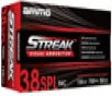 Ammo Inc Streak Visual RED .38 SPECIAL, 158gr, TMC [MPN: 38158TMCSTRKRED50] - 50 rounds