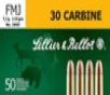 Sellier &amp;amp; Bellot .30 CARBINE, 110gr, FMJ - 50 Rounds [MPN: SB30A]