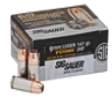 Sig Sauer Elite Competition 9MM, 147gr, V-Crown JHP - 50 Rounds [MPN: E9MMA3COMP50]