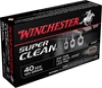 Winchester Super Clean .40 S&amp;amp;W, 120gr, FMJ - 50 Rounds [MPN: W40SWLF]