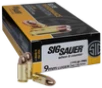 Sig Sauer Elite Performance Ball 9MM, 115gr, FMJ - 50 Rounds [MPN: E9MMB150]