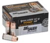 Sig Sauer Elite Performance 9MM, 147gr, V-Crown JHP - 50 Rounds [MPN: E9MMA350]