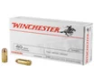 Winchester .40 S&amp;amp;W, 180gr, FMJ - 50 Rounds [MPN: Q4238]