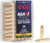 CCI Maxi-Mag .22 WMR, 40gr, HP - 50 Rounds