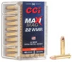 CCI Maxi-Mag .22 WMR, 40gr, TMJ - 50 Rounds (76683000231)