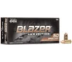 CCI Blazer Brass Ammunition 9MM, 115gr, FMJ - 50 Rounds [MPN: 5200]