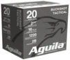 Aguila Buckshot Tactical 20 Gauge Shotshell Ammunition, 2 3/4 Inch, 1220 FPS, 16 Pellet, #2 Buck - 25 Cartridge Box ( 25 / 1 )