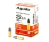 Aguila Standard Velocity Standard Velocity Rimfire Ammunition, 22 LR, Lead Round Nose, 40 Grain - 50 Cartridge Box ( 50 / 1 )