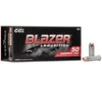 CCI Blazer Subsonic Centerfire Ammunition, 38 Special +P, Total Metal Jacket, 158 Grain - 50 Cartridge Box ( 50 / 1 )