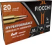 Fiocchi Hyperformance Hunt Hyper Velocity Centerfire Ammunition, 6.5 Creedmoor, Swift Scirocco II Boat Tail Spitzer, 130 Grain - 20 Cartridge Box ( 20 / 1 )