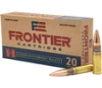 Hornady Frontier Hyper Velocity Centerfire Ammunition, 300 Blackout, Full Metal Jacket, 125 Grain - 20 Cartridge Box ( 20 / 1 )