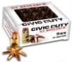 G2 Research Civic Duty High Velocity Centerfire Ammunition, 9mm Luger, SHP, 94 Grain - 20 Cartridge Box ( 20 / 1 )