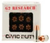 G2R CIVIC DUTY 380ACP 64GR 20/500 UPC: 851412006216
