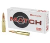 Hornady Match Hyper Velocity Centerfire Ammunition, 308 Winchester, Boat Tail Hollow Point, 168 Grain - 20 Cartridge Box ( 20 / 1 )