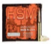 HSM Match Hyper Velocity Centerfire Ammunition, 308 Winchester, Sierra MatchKing BTHP, 168 Grain - 20 Cartridge Box ( 20 / 1 )