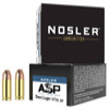 Nosler ASP Subsonic Centerfire Ammunition, 9mm Luger, Jacketed Hollow Point, 147 Grain - 20 Cartridge Box ( 20 / 1 )