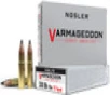 Nosler Varmageddon Hyper Velocity Centerfire Ammunition, 300 Blackout, Flat Base Tipped, 110 Grain - 20 Cartridge Box ( 20 / 1 )