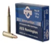 PPU PP223F1 Standard Rifle 223 Rem 55 gr Full Metal Jacket BoatTail FMJBT 20 Per Box 50 UPC: 8605003817055