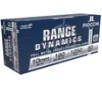 Fiocchi Range Dynamics High Velocity Centerfire Ammunition, 10mm Auto, Full Metal Jacket Truncated Cone, 180 Grain - 50 Cartridge Box ( 50 / 1 )