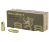 Sellier &amp; Bellot Tactical Subsonic Centerfire Ammunition, 9mm Luger, Full Metal Jacket, 140 Grain - 50 Cartridge Box ( 50 / 1 )