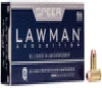 Speer Lawman Standard Velocity Centerfire Ammunition, 40 Smith &amp; Wesson, Total Metal Jacket Flat Nose, 165 Grain - 50 Cartridge Box ( 50 / 1 )