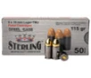 STERLING 9X19MM LUGER FMJ STEEL CASING 115GR BOX50 UPC: 8698779957674