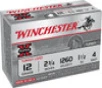 Winchester Super-X 12 Gauge Shotshell Ammunition, 2 3/4 Inch, 1260 FPS, 1 1/2 Ounce, #4 Shot - 10 Cartridge Box ( 10 / 1 )
