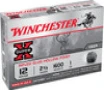 Winchester Super-X 12 Gauge Slug Ammunition, 2 3/4 Inch, 1600 FPS, 1 Ounce, Rifled Slug Hollow Point - 5 Cartridge Box ( 5 / 1 )