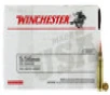 Winchester USA White Box Hyper Velocity Centerfire Ammunition, 5.56 x 45mm NATO, Full Metal Jacket, 55 Grain - 150 Cartridge Box ( 150 / 1 )
