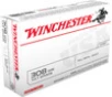 Winchester USA White Box Hyper Velocity Centerfire Ammunition, 308 Winchester, Full Metal Jacket, 147 Grain - 20 Cartridge Box ( 20 / 1 )