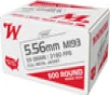 Winchester Ammo WM193500 M193 5.56mm 55 gr Full Metal Jacket 500 Per Box/ 2 Case UPC: 020892228320
