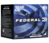Federal H2586 GameShok High Brass 20 Gauge 3 1 14 oz 6 Shot 25 Per Box 10 UPC: 604544678208