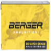 Berger Bullets 31011 Target Rifle 6.5 Creedmoor 140 gr Hybrid 20 Per Box 10 UPC: 679459310116