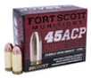Fort Scott Munitions 450180SCV Tumble Upon Impact TUI 45 ACP 180 gr Solid Copper Spun 20 Per Box 25 UPC: 753677048102